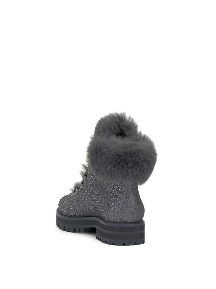 Boots and Booties Shoes Jessica Simpson Norina Combat Bootie In Pewter