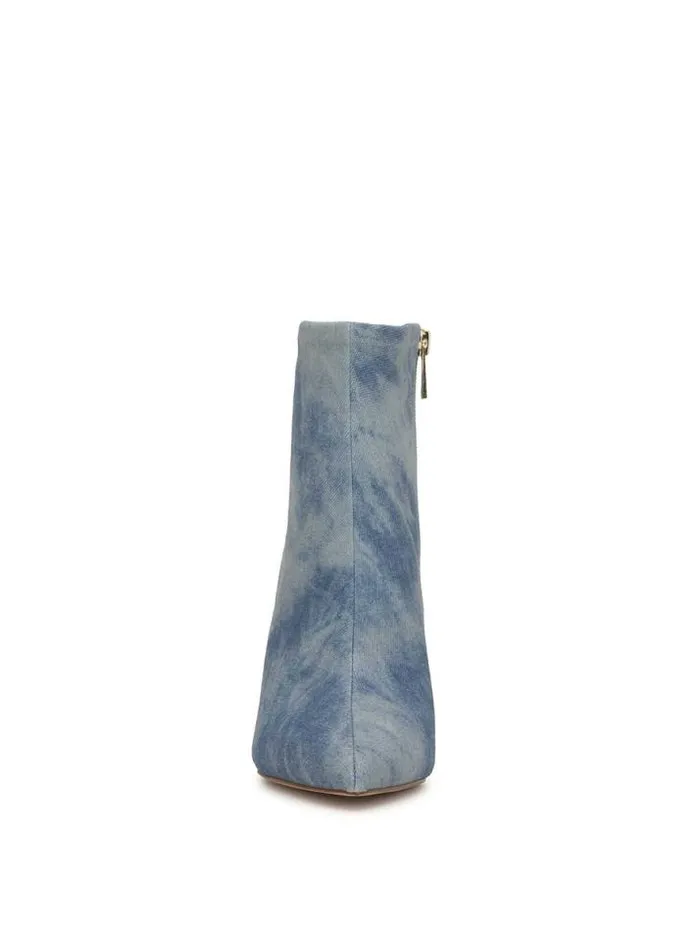 Boots and Booties Shoes Jessica Simpson Semaja Pointed Toe Bootie In Tie Dye Denim