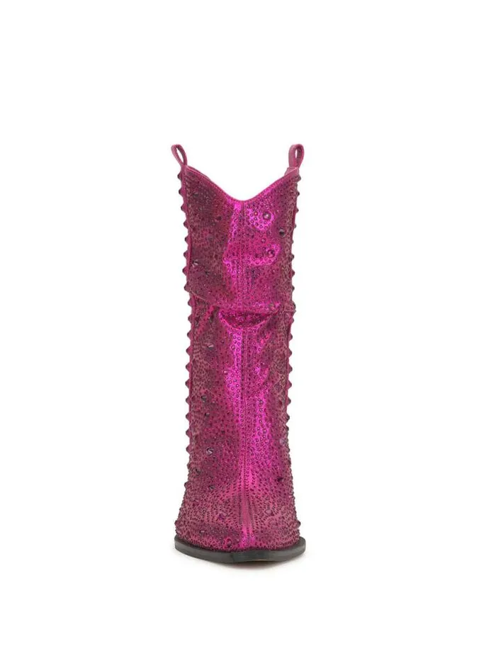 Boots and Booties Shoes Jessica Simpson Zellya Western Bootie In Fuschia
