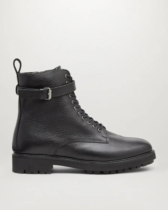 Boots Women Belstaff Finley Lace Up Boots Black