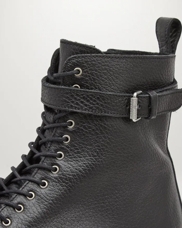 Boots Women Belstaff Finley Lace Up Boots Black