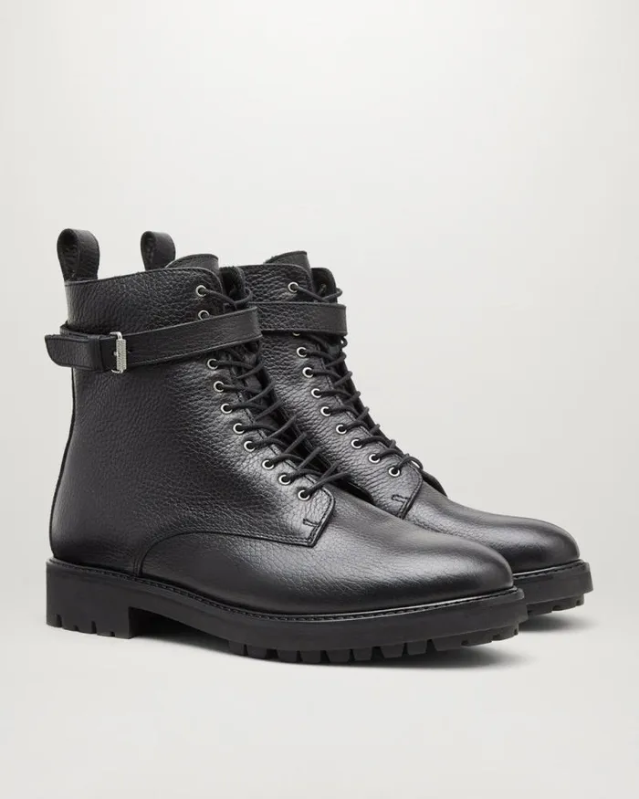 Boots Women Belstaff Finley Lace Up Boots Black