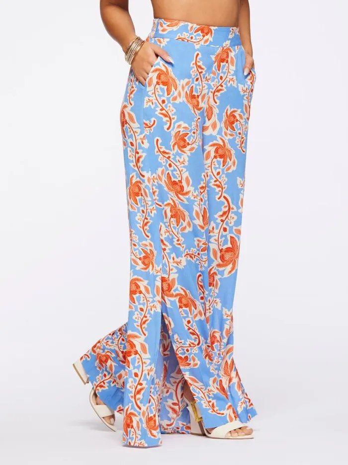 Bottoms Clothing Jessica Simpson Shaye Pant In Defined Botanicals