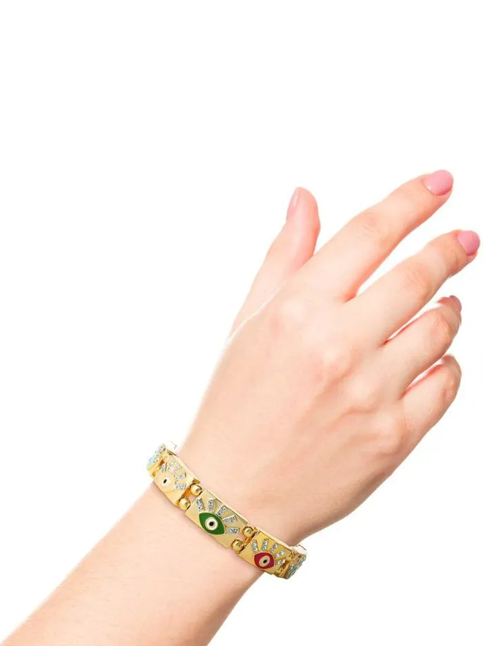 Bracelets Accessories Jessica Simpson Evil Eye Stretch Bracelet