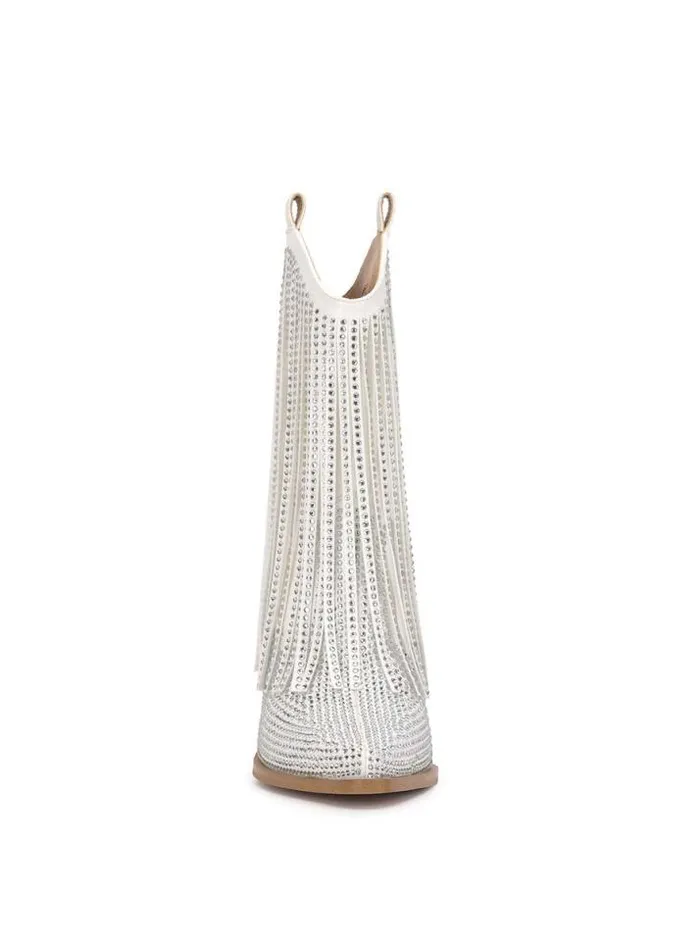 Bridal Shoes Jessica Simpson Paredisa Fringe Bootie In White