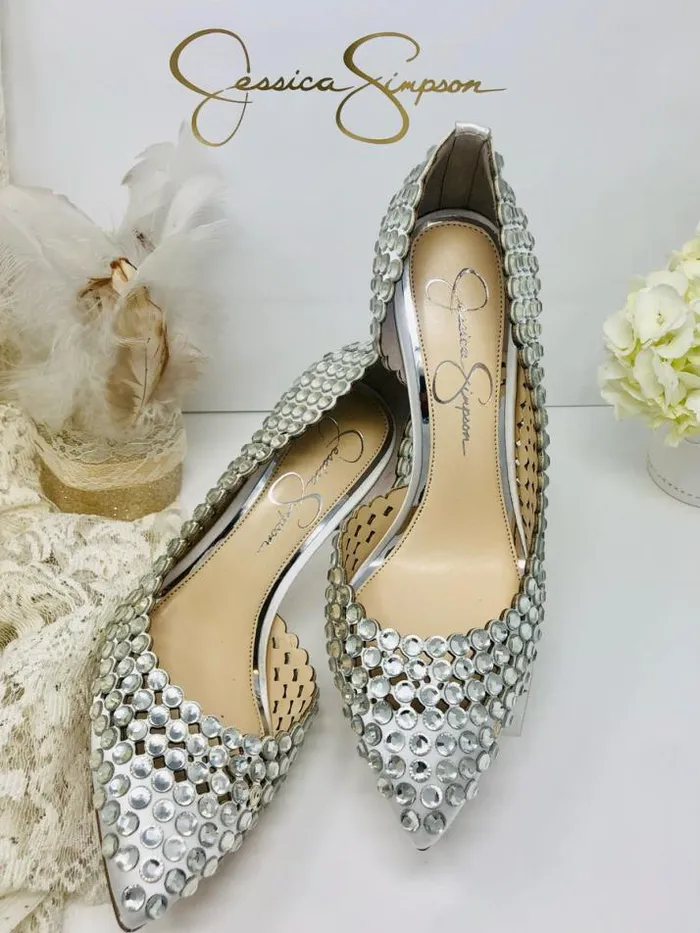 Bridal Shoes Jessica Simpson Preppi High Heel In White
