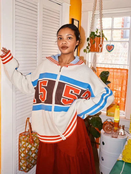 Camden Zipper Hoodie Creme Women Sweaters Lisa Says Gah