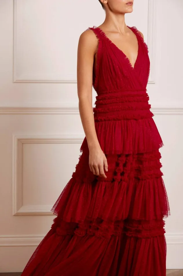 Candice Gown Red Women Needle and Thread Dresses