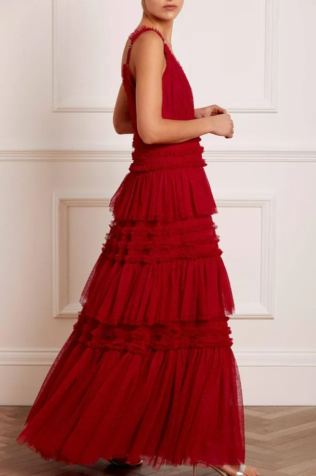 Candice Gown Red Women Needle and Thread Dresses