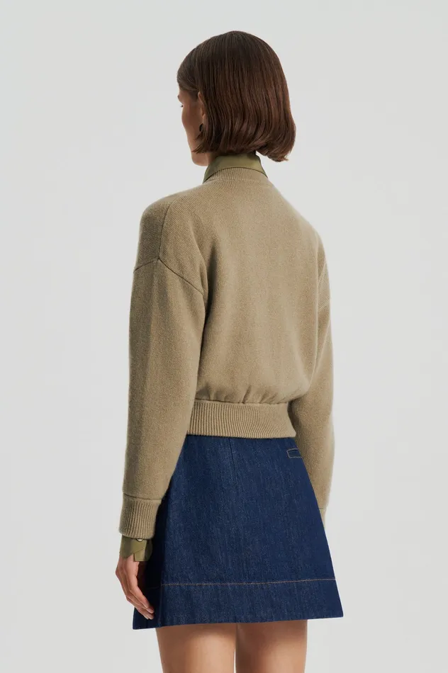 CASHMERE BOMBER TRENCH Knitwear Scanlan Theodore Women CASHMERE BOMBER TRENCH Knitwear Scanlan Theodore Women