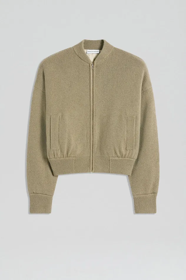 CASHMERE BOMBER TRENCH Knitwear Scanlan Theodore Women CASHMERE BOMBER TRENCH Knitwear Scanlan Theodore Women