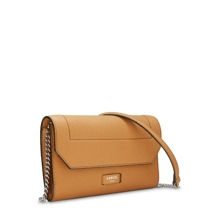 Chain Wallet Camel Women Lancel Clutch