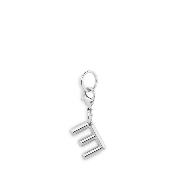 Charm Letter E Silver Color Women Lancel Charms Charm Letter E Silver Color Women Lancel Charms