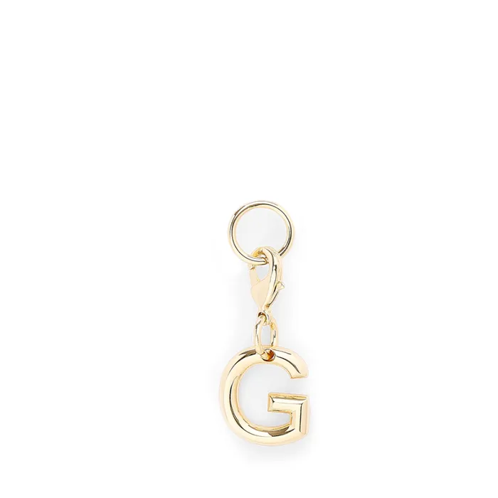 Charm Letter G Gold Color Women Lancel Key Ring