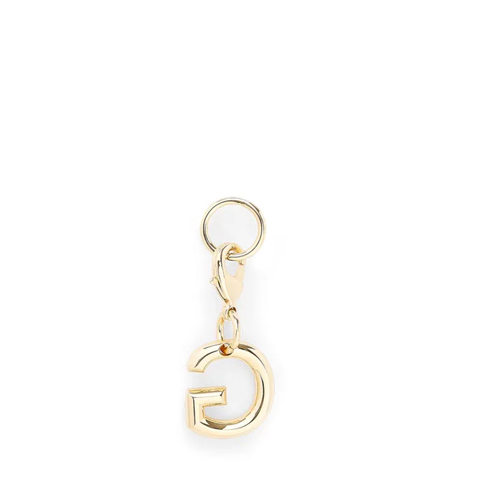 Charm Letter G Gold Color Women Lancel Key Ring Charm Letter G Gold Color Women Lancel Key Ring