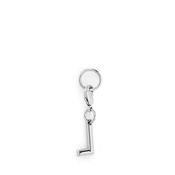Charm Letter L Silver Color Women Lancel Key Ring Charm Letter L Silver Color Women Lancel Key Ring