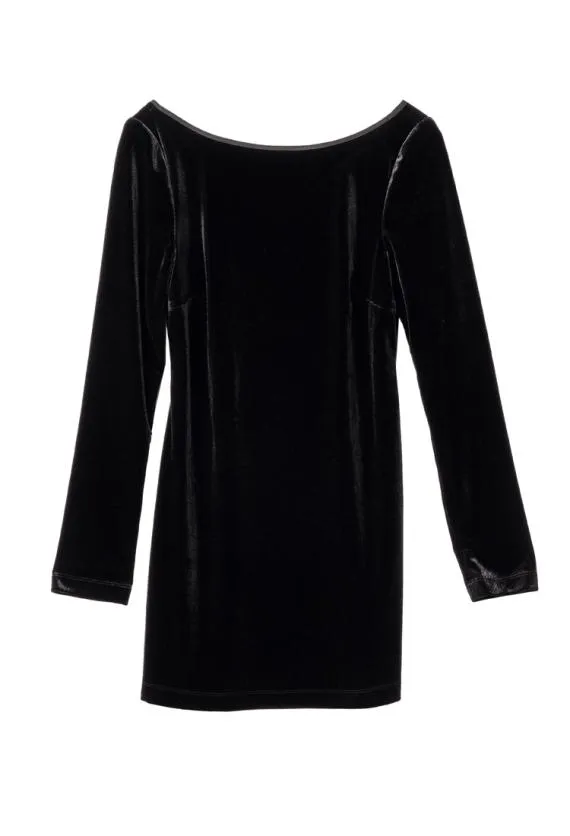 Ciao Lucia Evening Dresses Genevieve Velvet Mini Dress With Bow 8211 Women