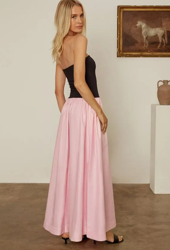 Ciao Lucia Long Dresses Giselle Pink Taffeta Maxi Dress 8211 Women