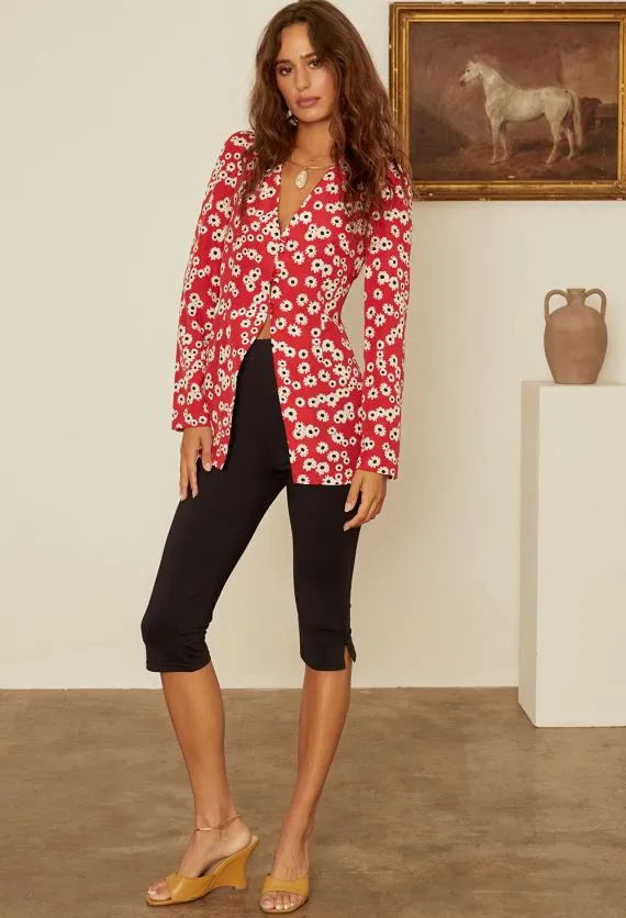 Ciao Lucia Long Sleeve Tops Augustine Peony Print Long Sleeved Top 8211 Women