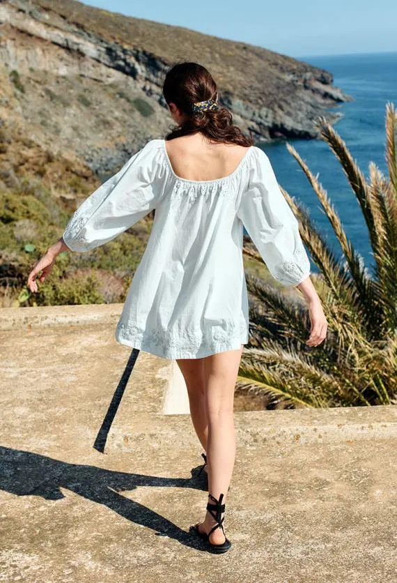 Ciao Lucia Mini Dresses Louise Dress Baby Blue 8211 Women
