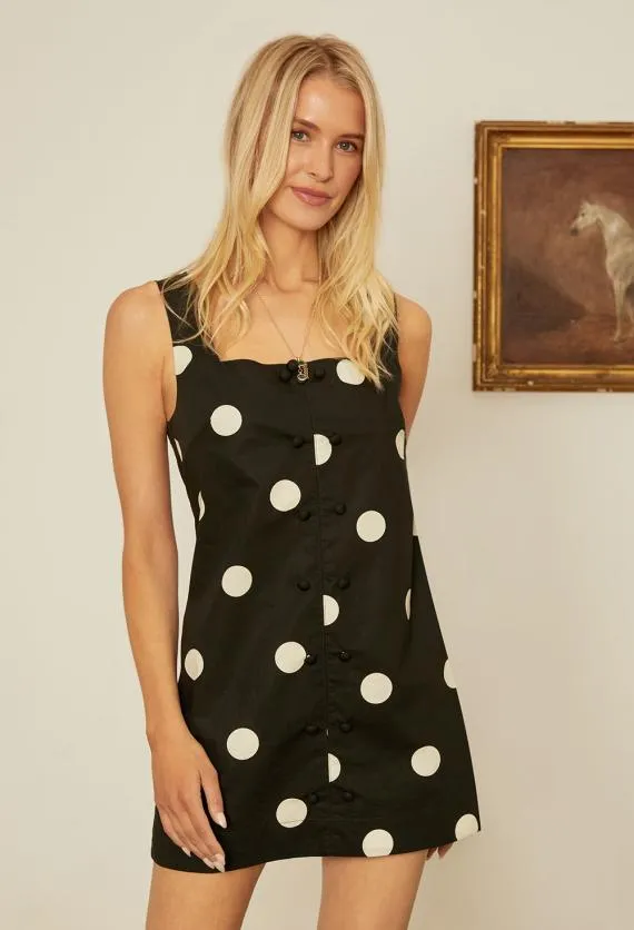 Ciao Lucia Mini Dresses Virginie Polka Dot Mini Shift Dress 8211 Women