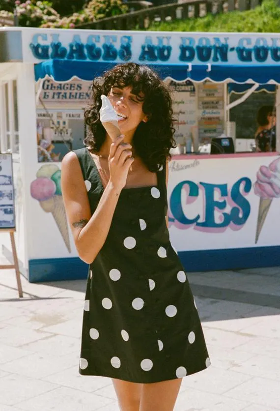 Ciao Lucia Mini Dresses Virginie Polka Dot Mini Shift Dress 8211 Women