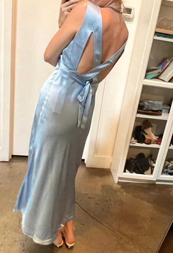 Ciao Lucia Satin Dresses Severine Dress Dove 8211 Women