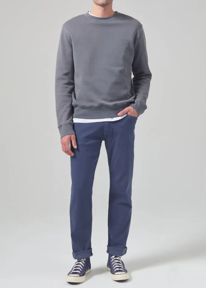 Citizens Of Humanity Adler Slim Soft Weft In Ocean Men Pants