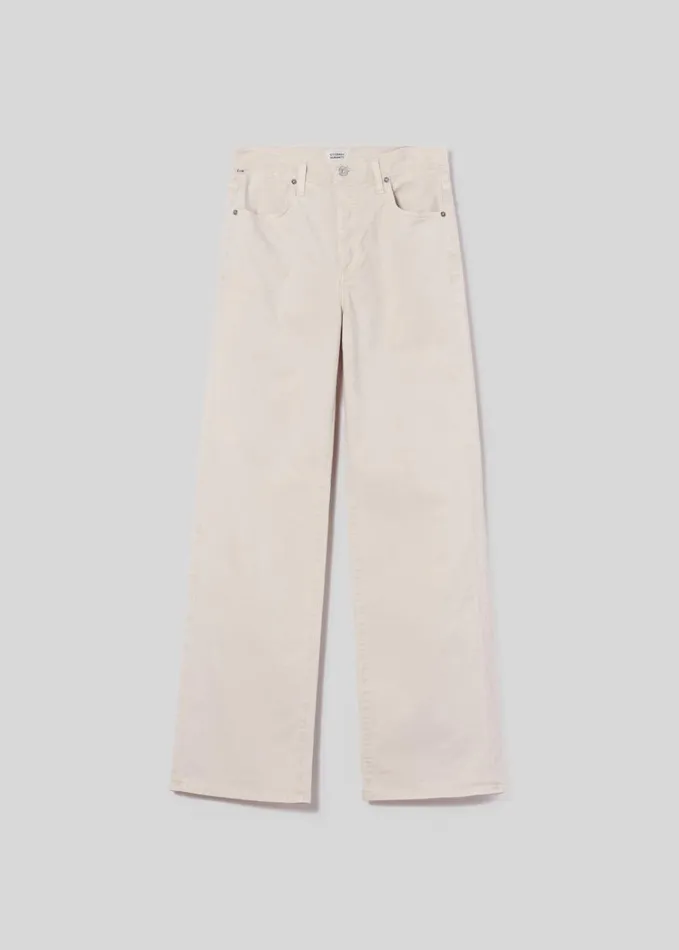 Citizens Of Humanity Annina High Rise Wide Leg 33034 In Almondette Women Jeans
