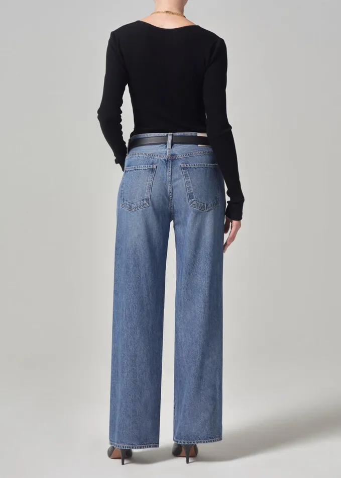 Citizens Of Humanity Annina High Rise Wide Leg 33034 In Siesta Women Jeans