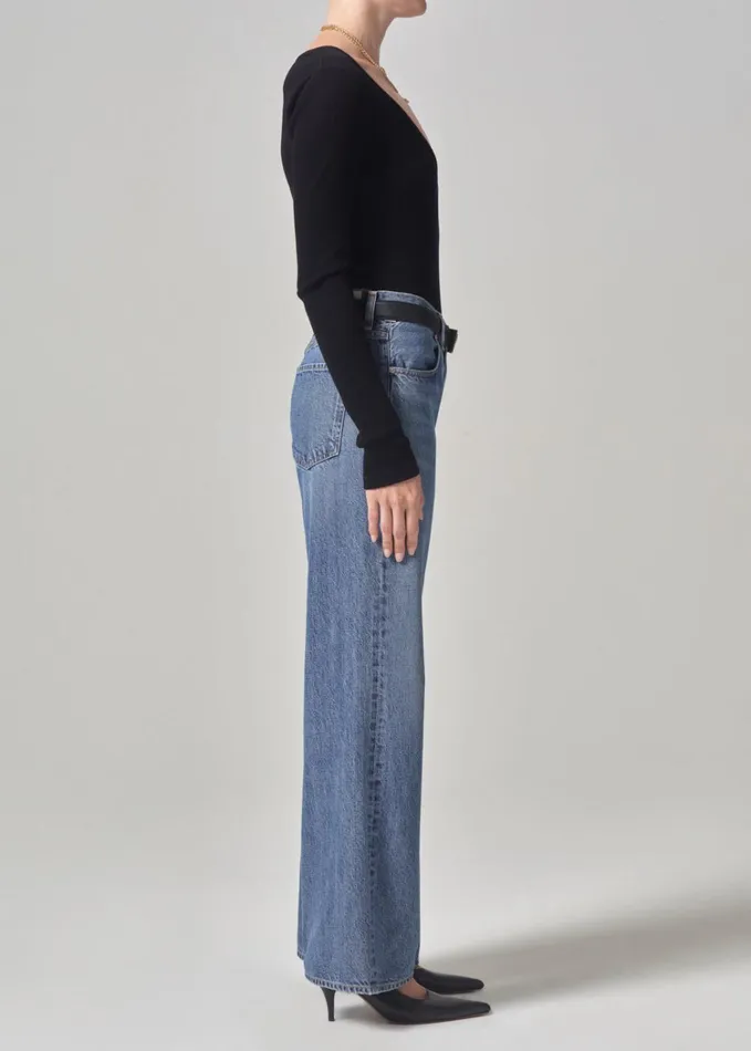 Citizens Of Humanity Annina High Rise Wide Leg 33034 In Siesta Women Jeans
