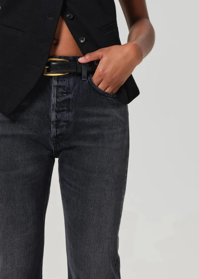 Citizens Of Humanity Blaine High Rise Straight In Vintage Black Women Jeans