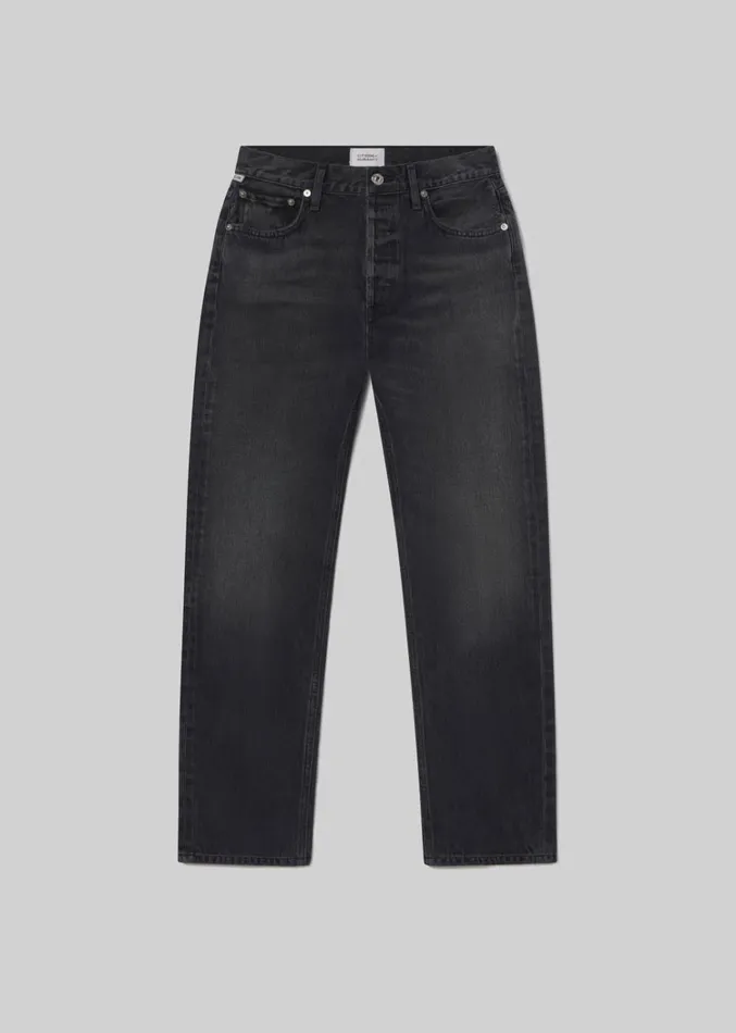 Citizens Of Humanity Blaine High Rise Straight In Vintage Black Women Jeans