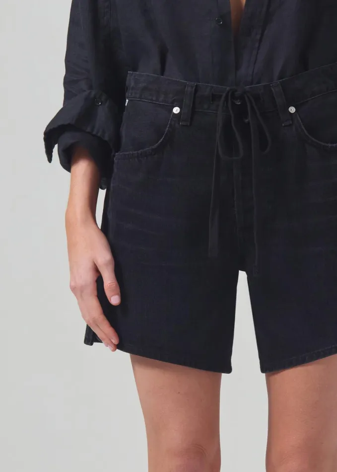 Citizens Of Humanity Brynn Drawstring Short In Midnight Sky Women Shorts and Skirts