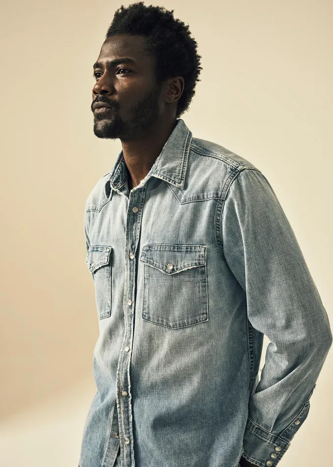 Citizens Of Humanity Cairo Utility Shirt In Tempo Men Shirts