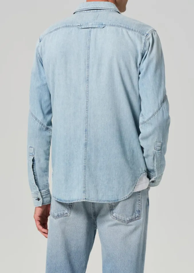 Citizens Of Humanity Cairo Utility Shirt In Tempo Men Shirts