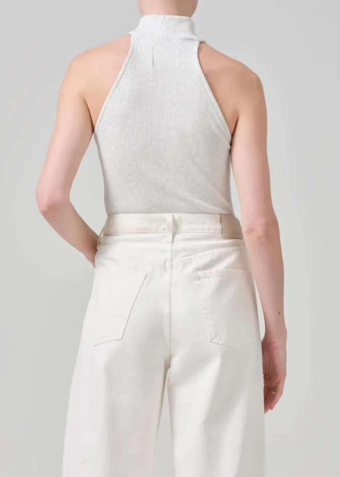 Citizens Of Humanity Dani Sleeveless Mock Neck In Pashmina Women Tops