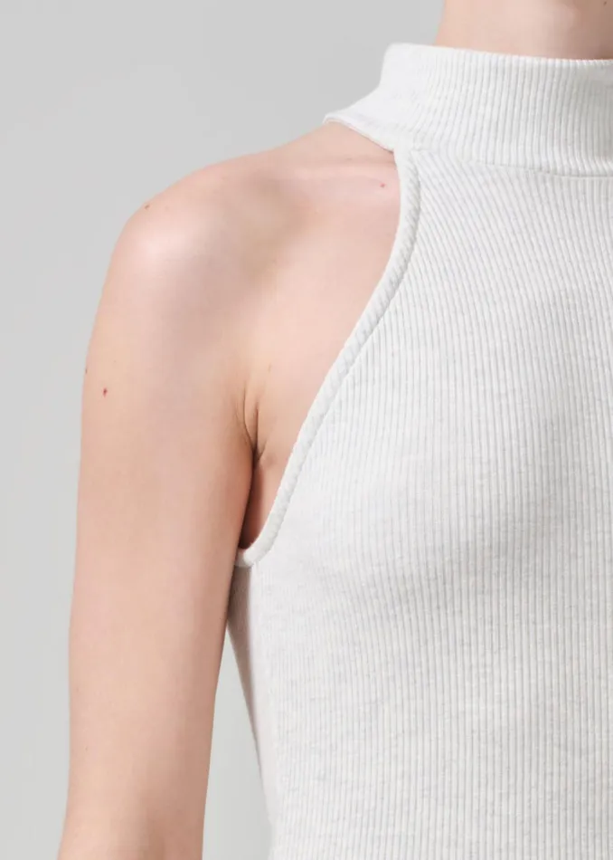 Citizens Of Humanity Dani Sleeveless Mock Neck In Pashmina Women Tops