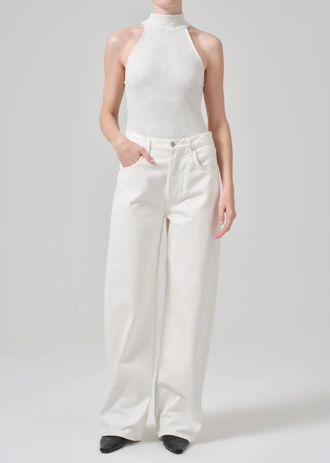 Citizens Of Humanity Dani Sleeveless Mock Neck In Pashmina Women Tops