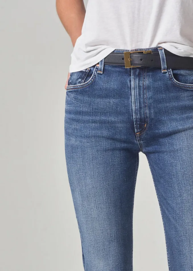 Citizens Of Humanity Daphne Crop High Rise Stovepipe In Keepsake Women Jeans
