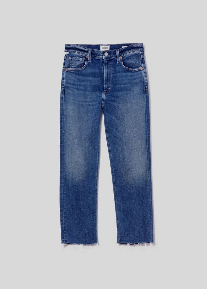Citizens Of Humanity Daphne Crop High Rise Stovepipe In Keepsake Women Jeans