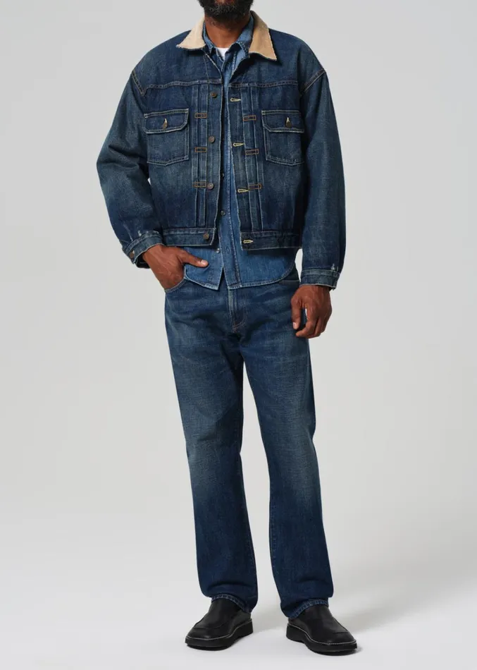 Citizens Of Humanity Elijah Relaxed Straight Japanese Selvedge In Covell Men Jeans