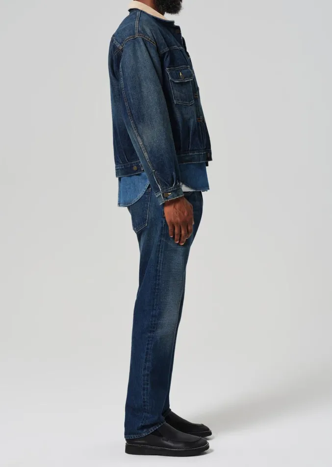 Citizens Of Humanity Elijah Relaxed Straight Japanese Selvedge In Covell Men Jeans