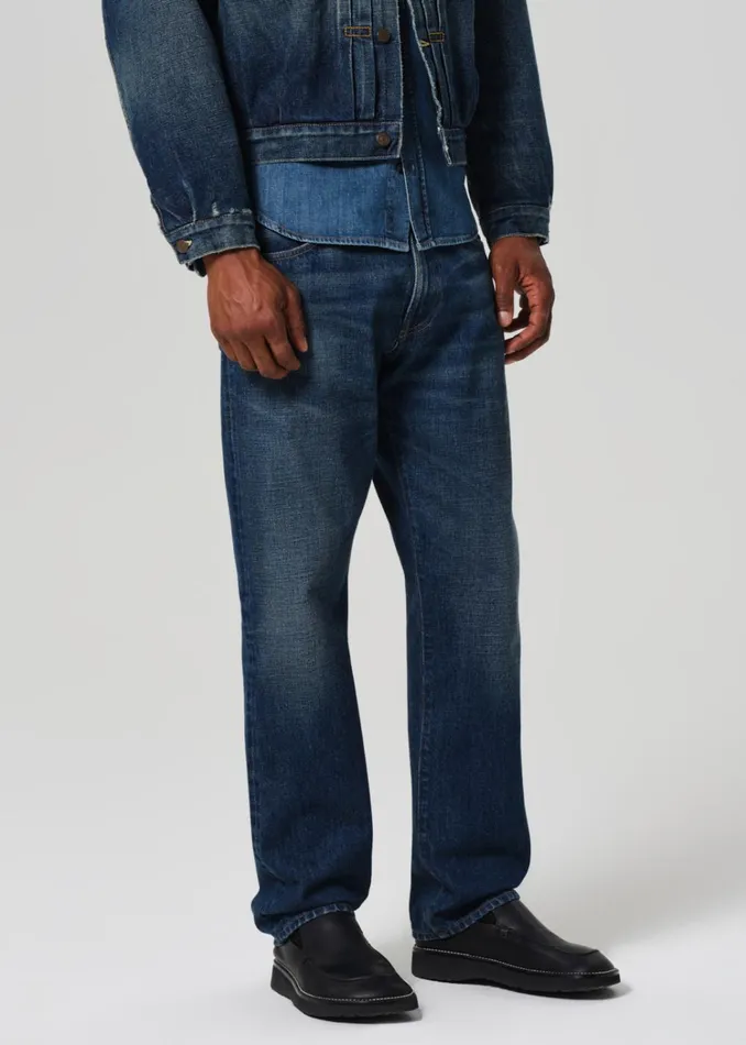 Citizens Of Humanity Elijah Relaxed Straight Japanese Selvedge In Covell Men Jeans