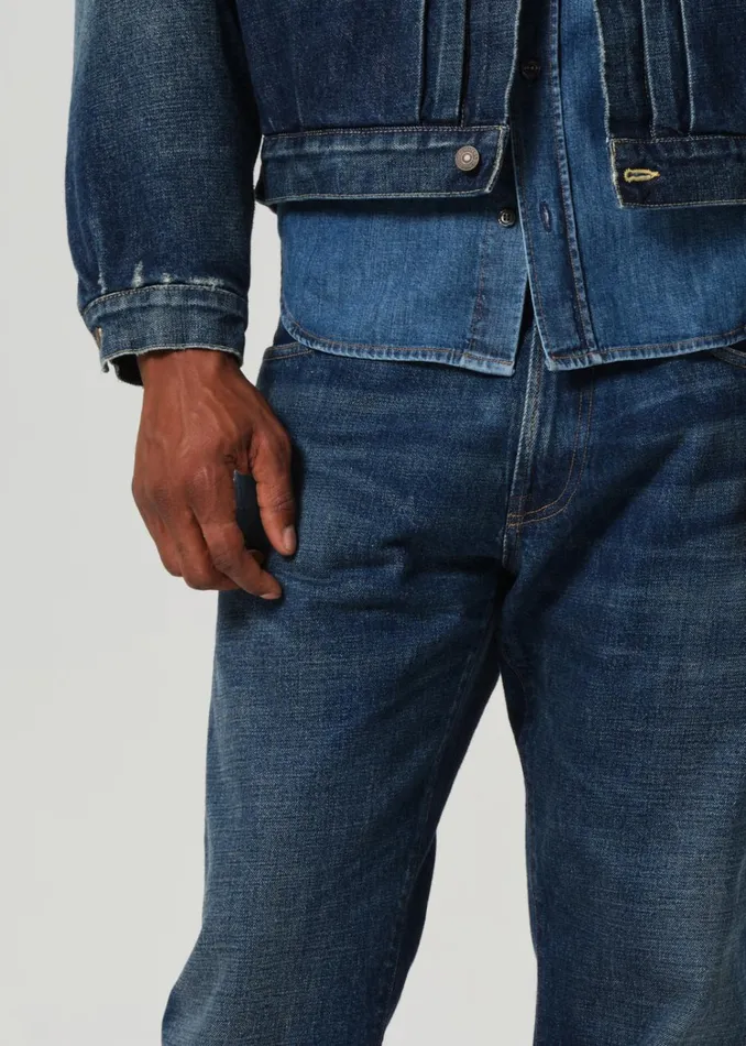 Citizens Of Humanity Elijah Relaxed Straight Japanese Selvedge In Covell Men Jeans