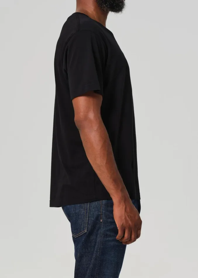 Citizens Of Humanity Everyday Short Sleeve Tee In Black Men Shirts