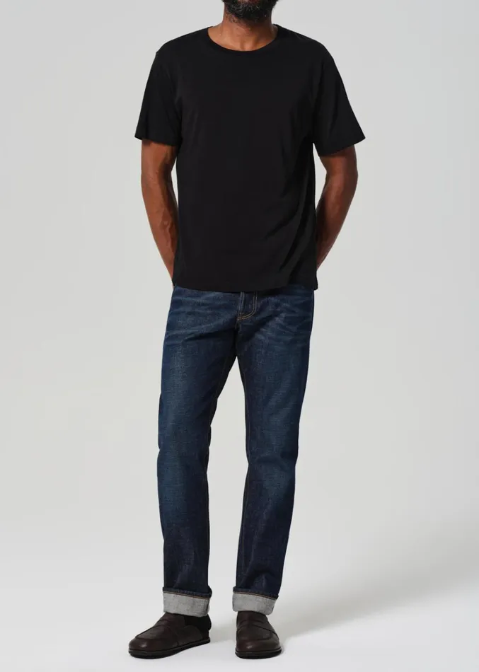 Citizens Of Humanity Everyday Short Sleeve Tee In Black Men Shirts
