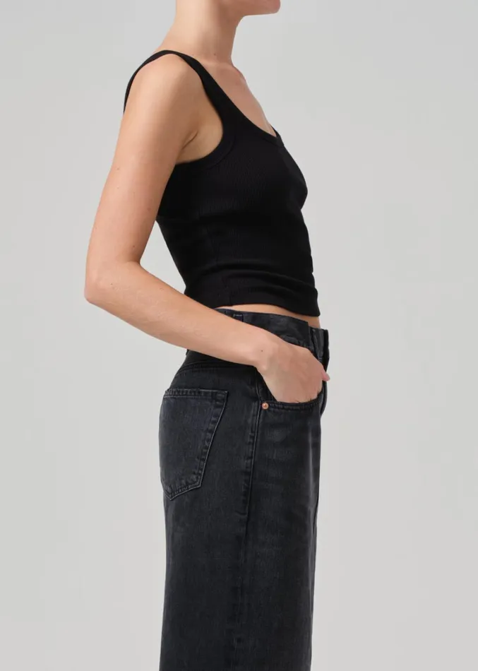 Citizens Of Humanity Faye Tank In Black Women Tops