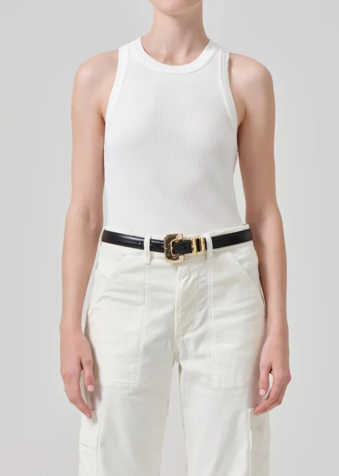 Citizens Of Humanity Isabel Rib Tank In Pashmina Women Tops