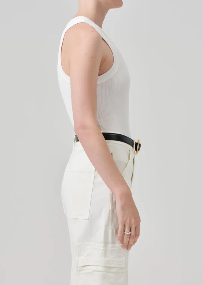 Citizens Of Humanity Isabel Rib Tank In Pashmina Women Tops